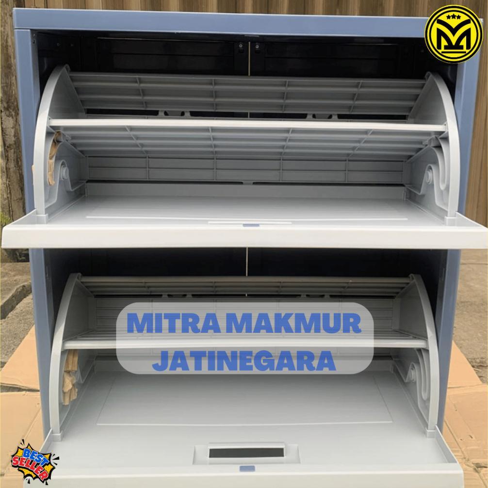 Khusus Kargo - Lion Star Lemari Plastik Sepatu Optima Shoes Cabinet A-80 Rak Sepatu Tertutup Lion St