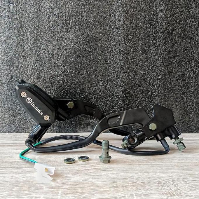 Master Rem Tabung Oval Smoke Assy model rcb universal semua motor matic kopling minyak rem