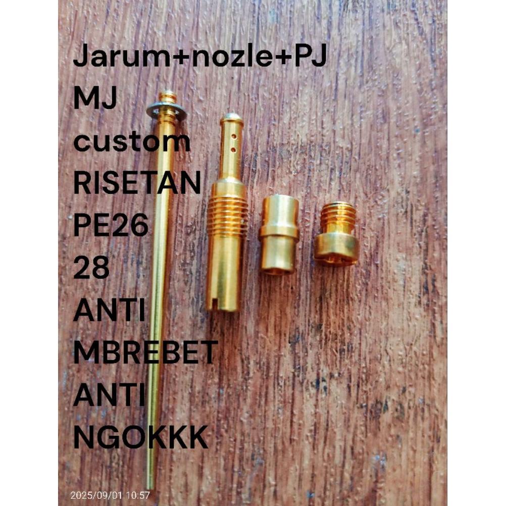 RAVIERACOLLCET ANTI NGOK/MBREBET JARUM NOZZLE MODIF KARBURATOR PE28, PE26, PE24 PREMIUM