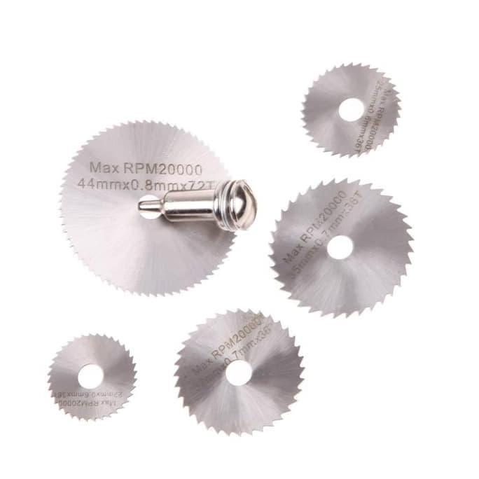 5Pcs Circular Saw Blade Mata Gergaji Mini + As