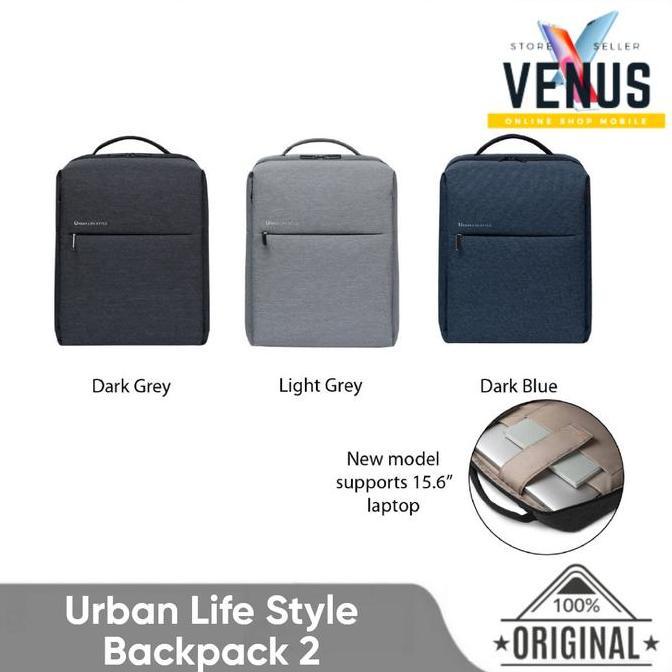 TERBARU - Xiaomi Urban Lifestyle Bag Backpack 2 - Tas ransel Urban Life style