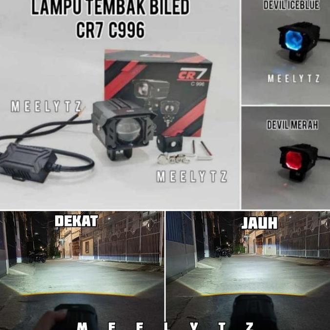 CR7 C996 - Lampu tembak LED Biled Waterproof