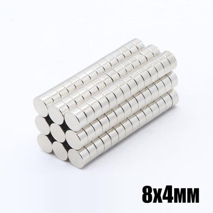 Magnet Neodymium Bulat Ketebalan 4Mm Dan 5Mm
