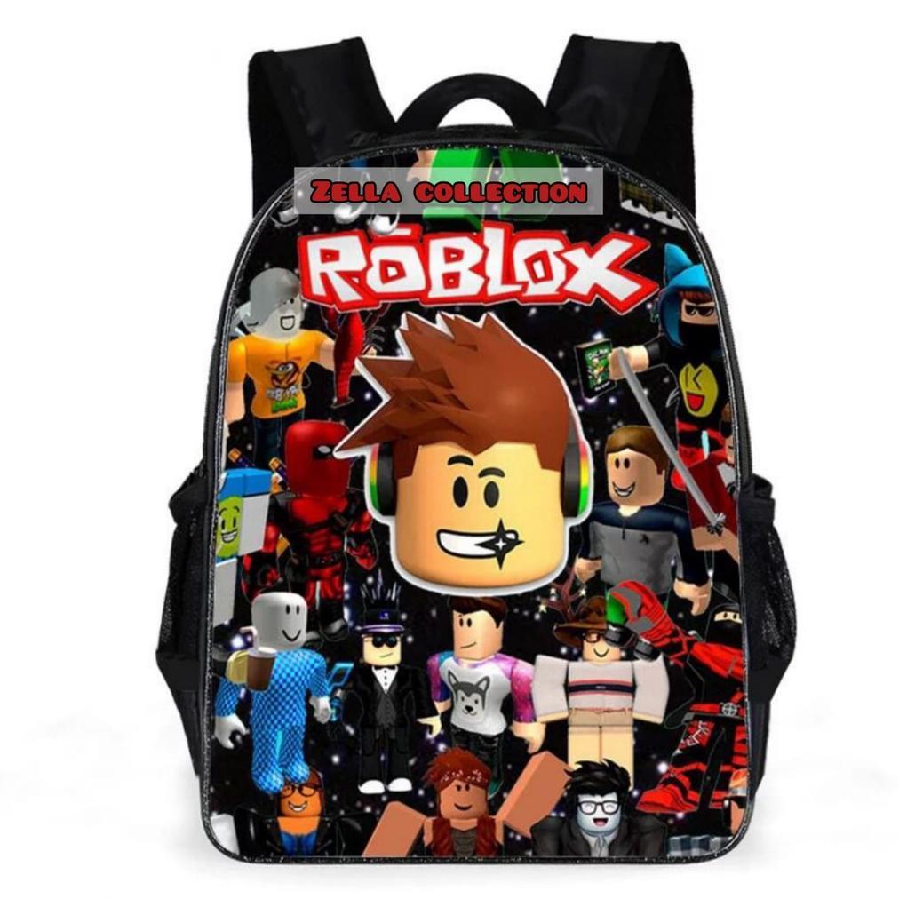 Mulus Tas Ransel Anak Sekolah Karakter Roblox/Tas Anak Backpack Roblox 2022/Tas Anak Gendong Roblox 