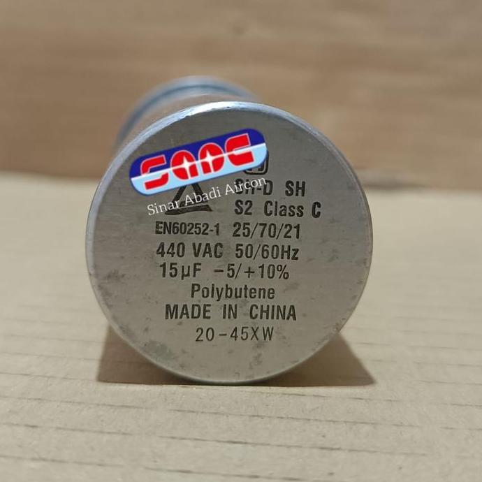 Kapasitor AC Panasonic 15 uf
