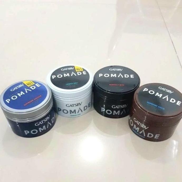 Gatsby Styling Pomade 75 gram besar Pomade Berbasis Minyak untuk Gaya Rambut