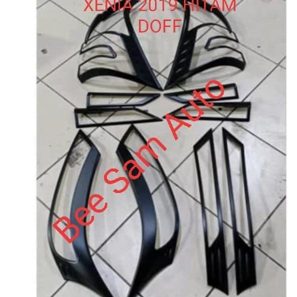 NEW GARNISH LIS LAMPU AVANZA XENIA 2019 HITAM ORI