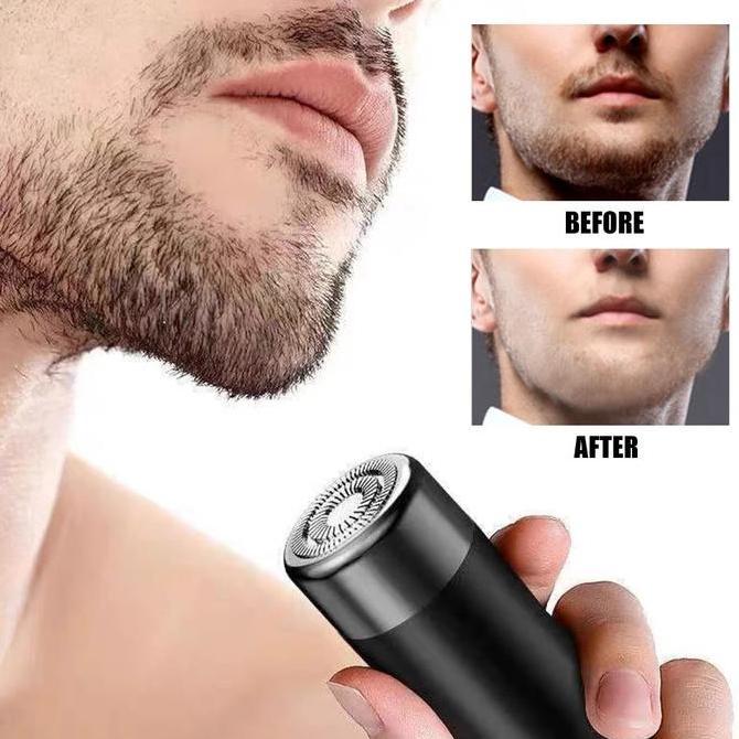 ZILLO Alat Cukur Kumis Jenggot Shaver Portable Mesin Pencukur Hingga Halus Bersih
