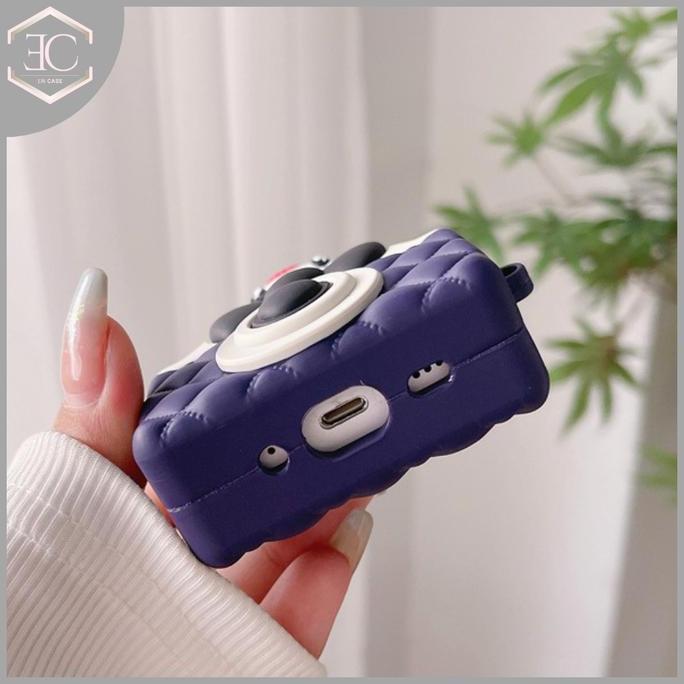 Case Airpods Kuromi Camera Case Casing Airpods 1 2 3 Kuromi Lucu