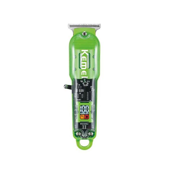 Kemei Alat cukur rambut KM-1133 transparan hair clipper