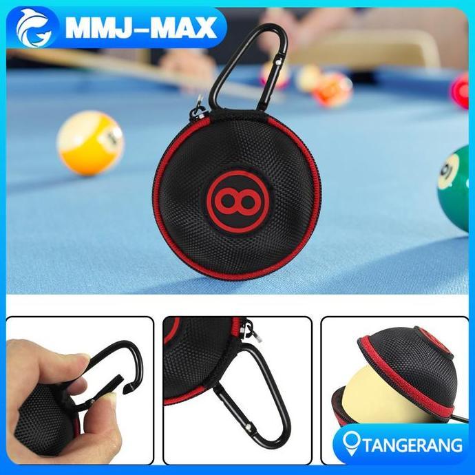 Tas Penyimpanan Bola Putih Billiard/Tas Bola Biliar 8-Ball/Tas Bola Isyarat Snooker