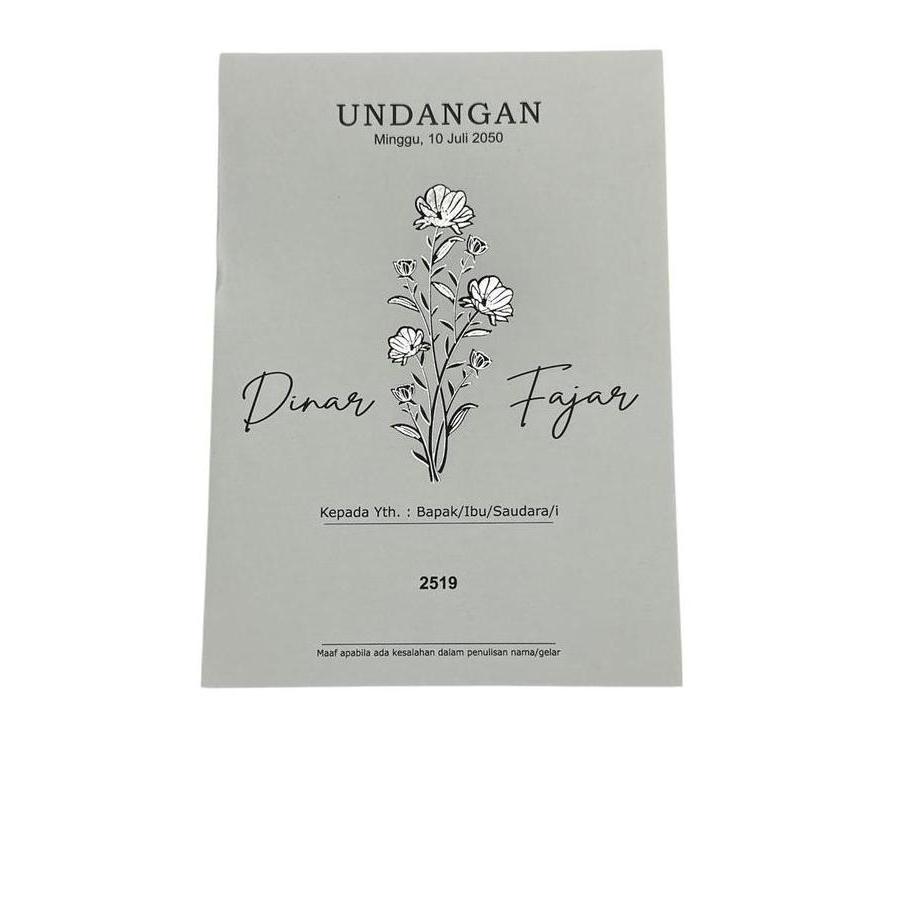 Ready Blangko Undangan Erba 2519
