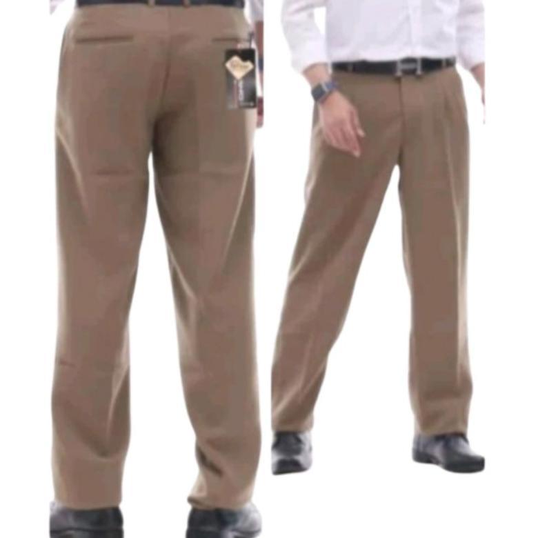 Diskon Celana Formal Pria Reguler Standar Rempel Bahan Dasar Kain Premium