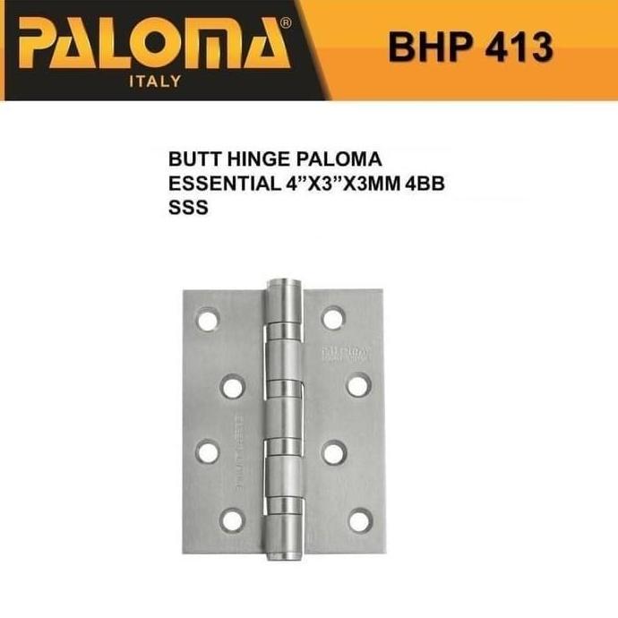 Engsel PALOMA BHP 411 412 413 414 stainless steel SUS 301 3 inch 4 inch 5 inch engsel pintu dan jend