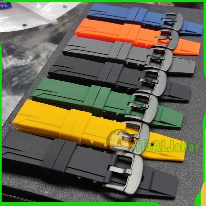Tali jam Rubber silicone soft 22mm 24mm 26mm Strap tali jam Karet