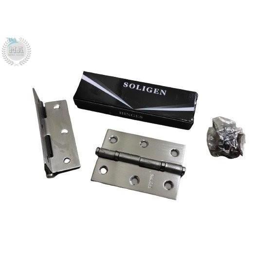 Engsel Tipis Plat SOLIGEN Engsel Pintu Lemari Jendela 2 inch 2,5 inch