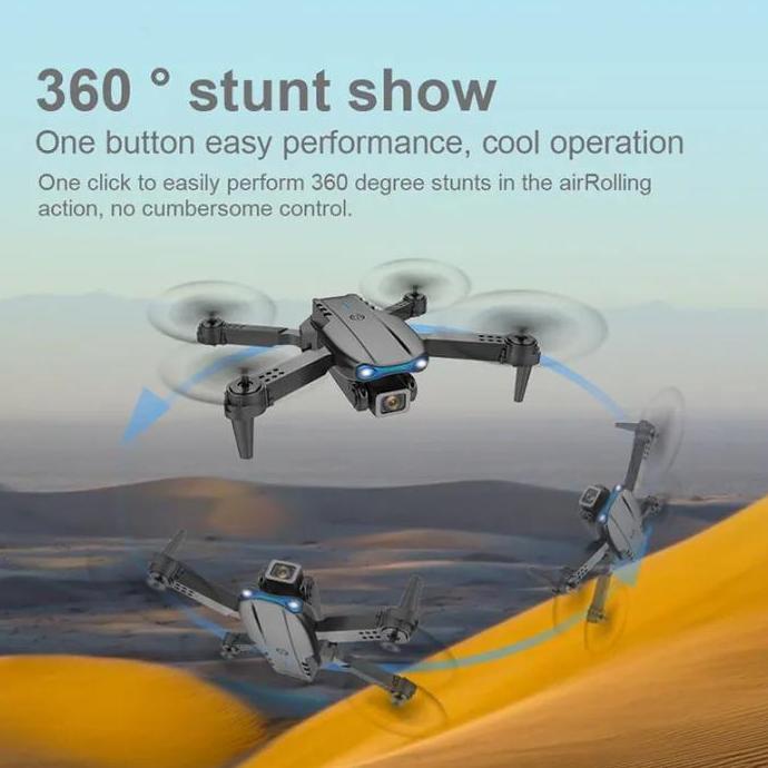 NARBU Drone E99 Pro With HD Camera Drone WiFi FPV Dual Camera Drone 4K Camera HD Visual Positioning