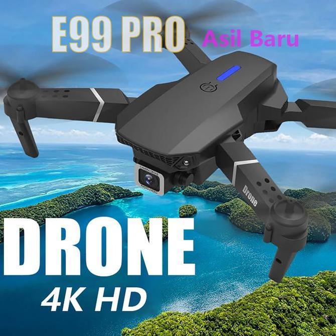 NARBU Smart Drone E99 Pro 4k HD Dual Camera Shoot Original Indoor Outdoor Drone Murah Mini Dengan Ka