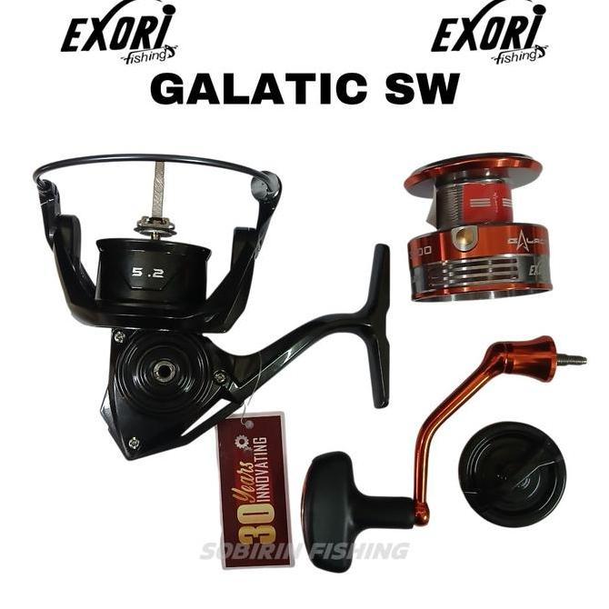 Reel Exori Galactic Sw Power Handle Ukuran 2000 - 6000 | Reel Spinning Exori Galatic Terbaru