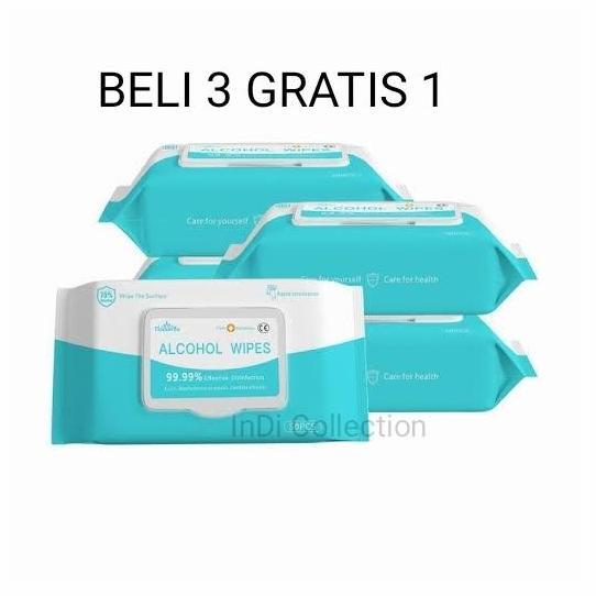 NEW [PROMO BUY 3 GET 1] CHANDO STERILIZATION WIPES TISU BASAH STERIL 50S ORI