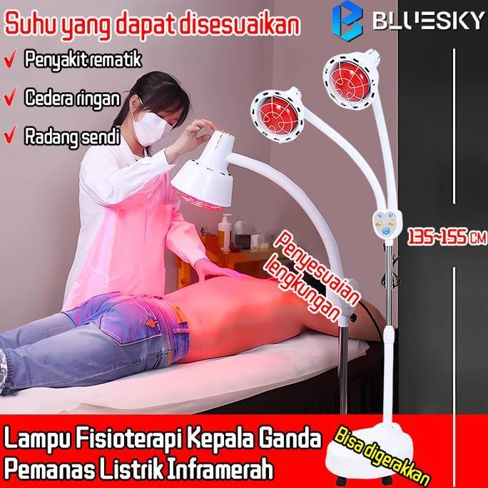 Lampu Fisioterapi Kepala Ganda Pemanas Listrik Inframerah
