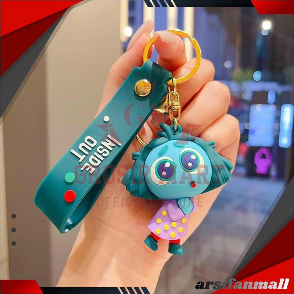 Gantungan Kunci Inside Out Silikon Besar / Ganci Inside Out / Ganci Boenka Inside Out / Gantungan Ku