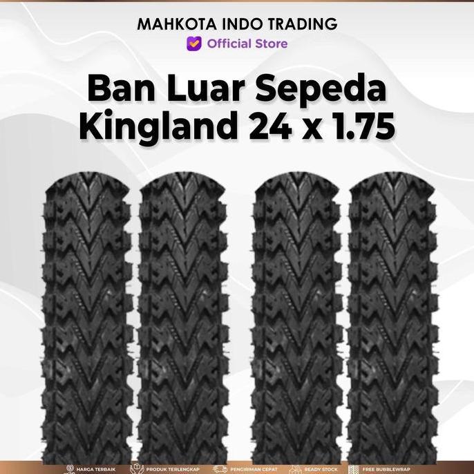 Ban LUAR Sepeda 24 x 1.75 Ban luar 24 x 175 KINGLAND MTB, Minion, mini