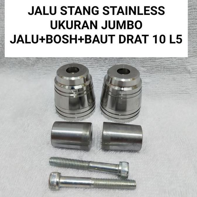 jalu stang stainless cbr 150R cb 150R bandul stang stainless cbr cb Motor Motorcycle