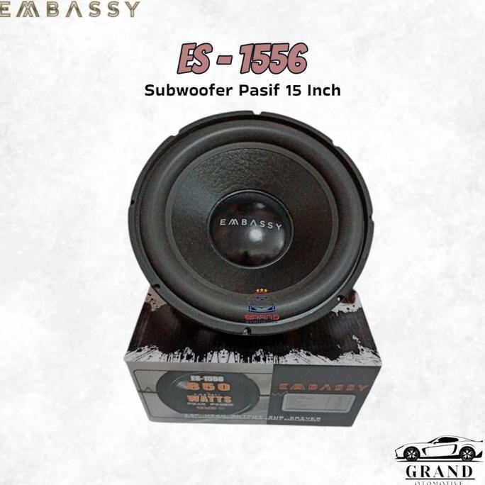 SUBWOOFER EMBASSY 15INCH DOUBLE COIL DOUBLE MAGNET EMBASSY ES-1556 Speaker