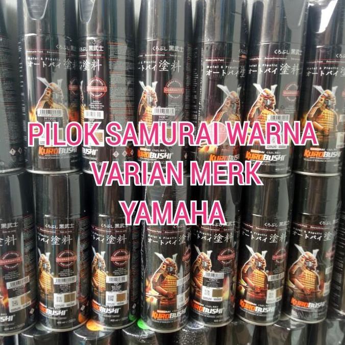 pilox samurai clear hitam merah biru gold varian warna motor YAMAHA