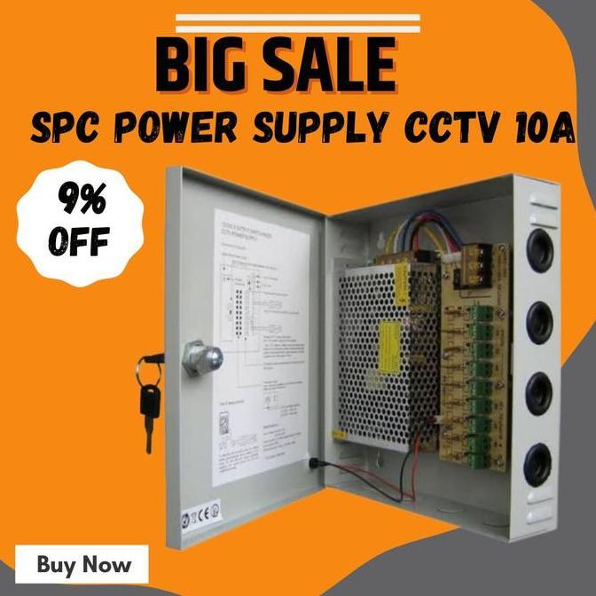 Power Supply Cctv 10A Box ( Merek Spc )