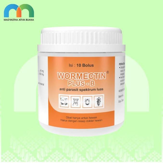Obat Hewan Besar Wormectin Plus Bolus 10 Medion