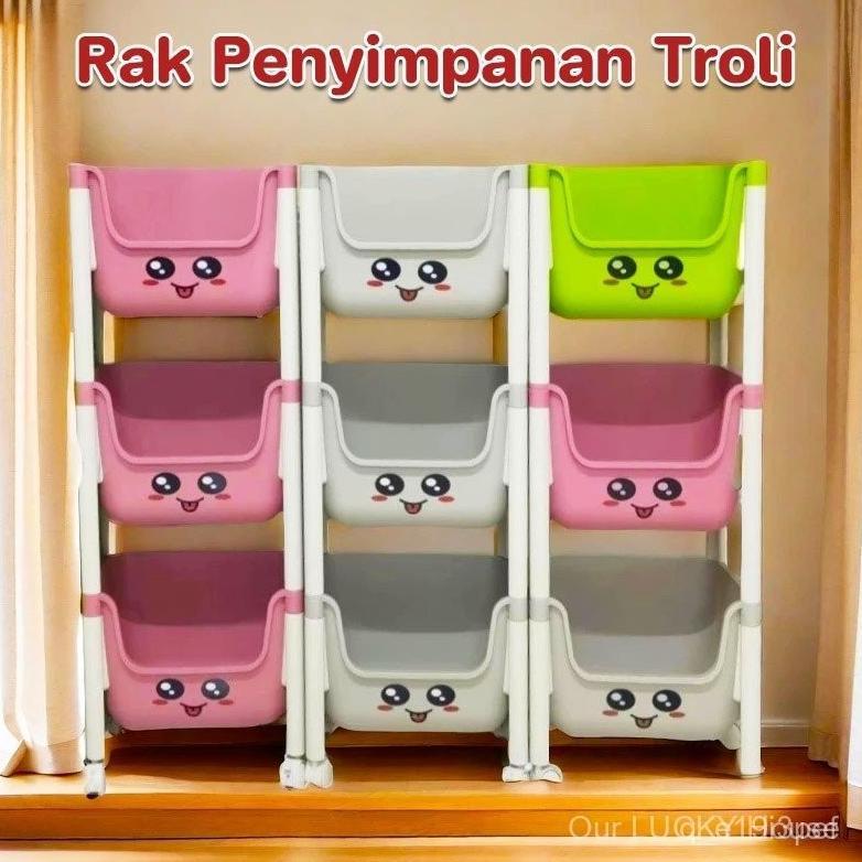 Terlaris Rak Buku Anak Sekolah/Rak Buku Anak/Rak Mainan Anak/Rak Buku/Rak Susun Serbaguna
