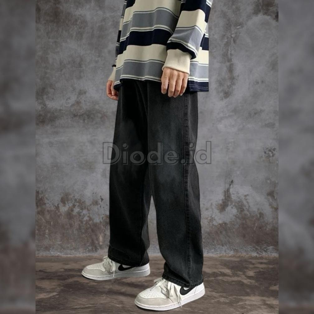 PROMO Celana jeans pria celana kulot pria Celana korean style pria baggy pants pria straight jeans c