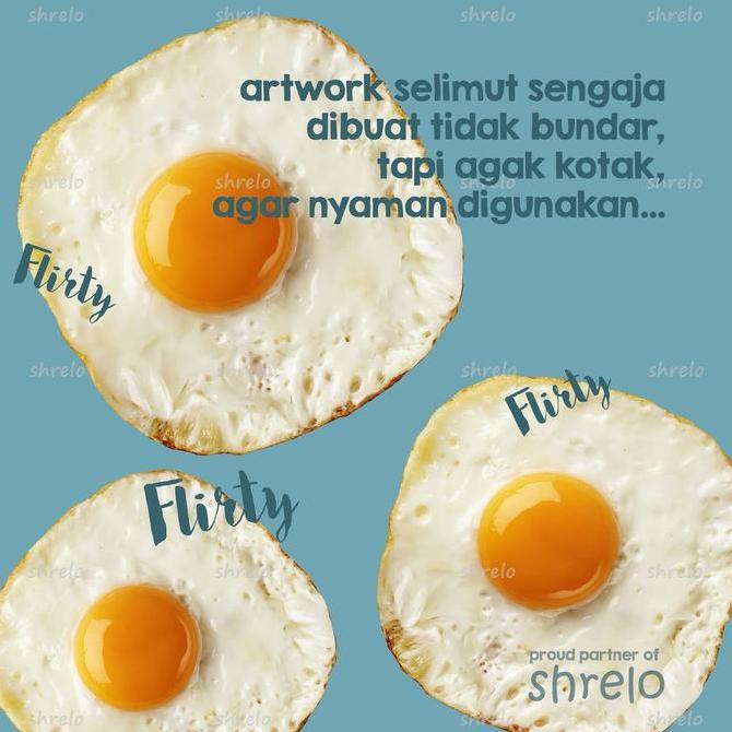 Selimut Dewasa Shrelo Telur Ceplok Telor Mata Sapi Printed Bolak-balik Dua Sisi Kado Kocak Lucu Ulta