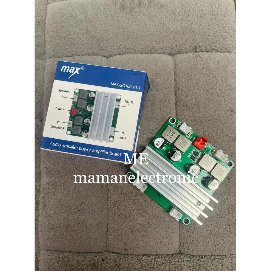Diskon Kit Power Amplifier / Rakitan Power Mini Class D Dual Channel Max 2C100
