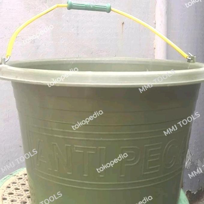 Ready Ember hijau Besar 18" - Ember cor Hijau Besar - Ember Besar