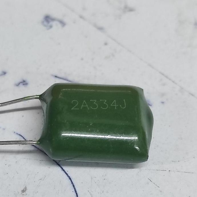 kapasitor milar 334 330nf