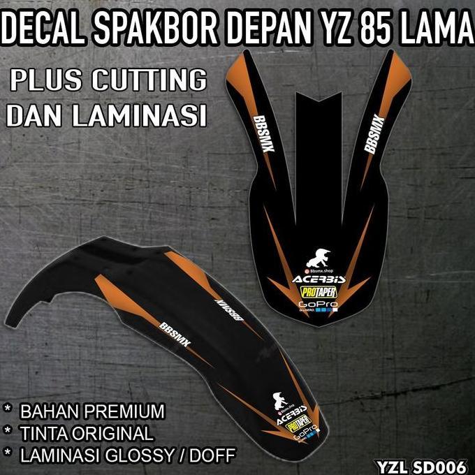 Decal Spakbor Depan Yz 85 Lama murah