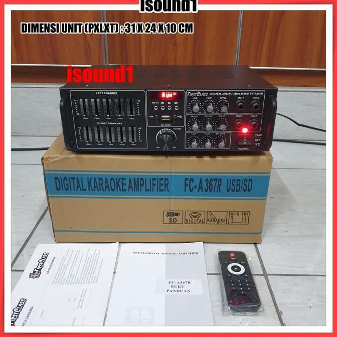 Kualitas Terjamin Power Amplifier Firstclass Fc A367R/ Fca367R First Class Fca 367R