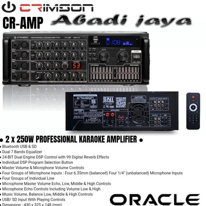 Promo Amplifier Crimson Cr Amp Oracle Original 99 Dsp Reverb