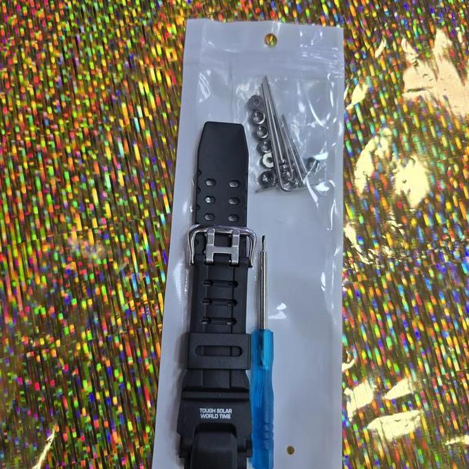 Strap Gshock GA-1000 / Tali Jam Casio GA1000 GW-A1000 Hitam