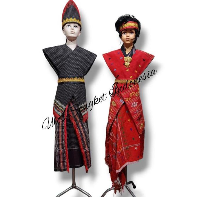 Paket Baju Adat Batak Anak Anak Dan Remaja - Baju Adat Batak Manortor
