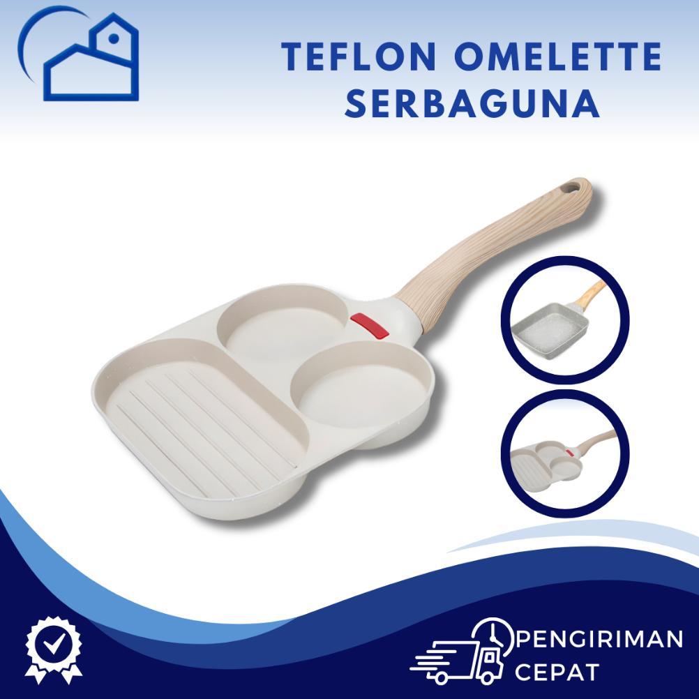 HOMESTATION -TamagoYaki Pan Wajan Telur Anti Lengket Marble Wajan Masak Telur Gulung Jepang