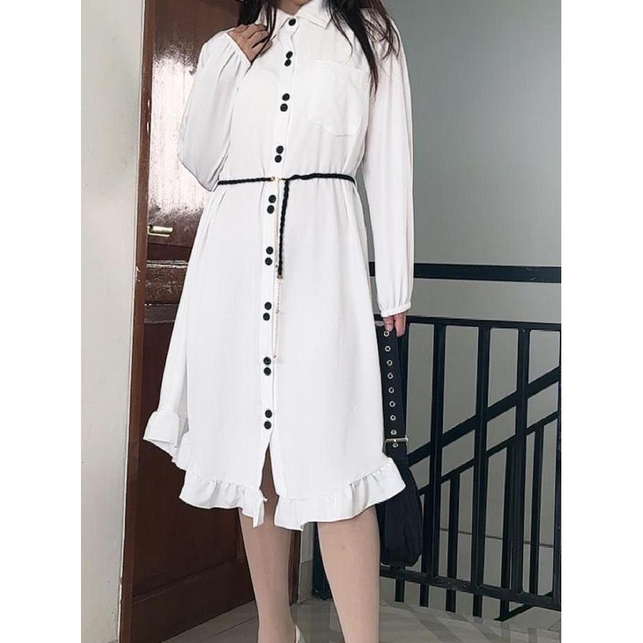 TUNIK WANITA KEKINIAN | FASHION TUNIK FREE BELT 6880