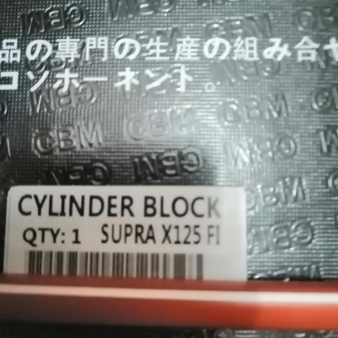 Blok Seher cylinder block Supra X 125 Fi