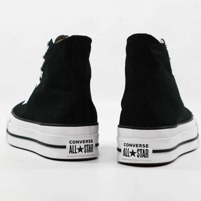 SEPATU CONVERSE CT ALL STAR LIFT BLACK HIGH CANVAS