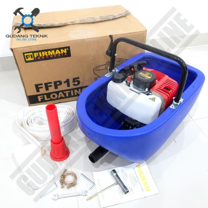 DELLINE Pompa Air Apung FIRMAN FFP15 2 Tak Floating Pump Irigrasi Air FFP 15