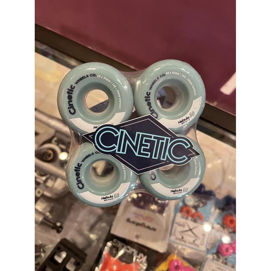 Cinetic Wheels Nebula 60mm 78A 80A 82A Wheels Pack. Roda Skateboard Cruiser Surfskate. dan . Made in
