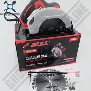 SAXTIL Mesin Gergaji Kayu Circular Saw Bull BL7010HD  / Mesin Gergaji Circle 7inch Bull BL 7010